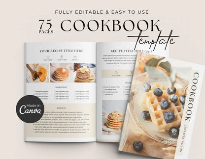 Davian Recipes - Editable Recipe Book Template